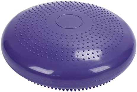 Inflatable Balance Disc Cushion for Yoga, Stability Training & Core Exercise, NonSlip Massage Pad for Home Gym, Office Chair Posture Support, Kids Sensory Play