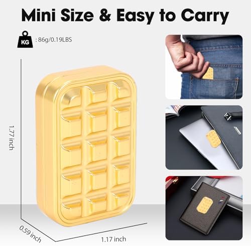 Infinite Fidget Slider, EDC Magnetic Metal Fidget Toys for Adults