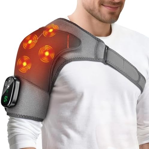 BAISEMAIN Shoulder Heating Pad with Massage Shoulder Massager