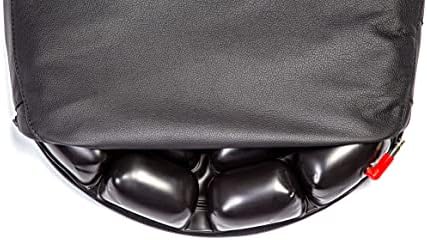 AIRHAWK Ergonomic Office/Chair Seat Cushions with Leather Cover for Desk, Stadium Seats, Construction, Airlines, Car & Truck Driver Use, Pressure Relief, Posture Support