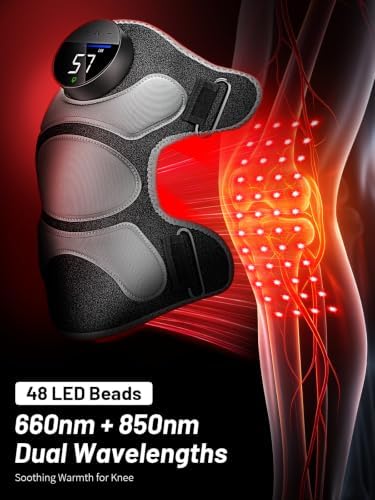Flagship Knee Massager with Heat and Red Light Therapy for Knee Pain Relief