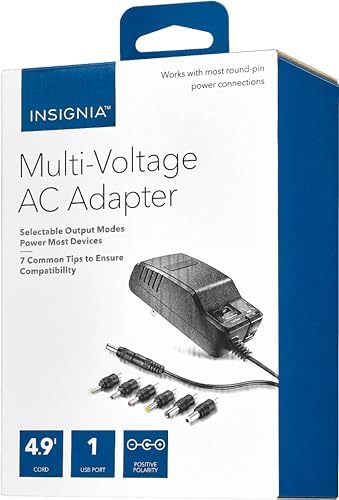 Insignia Universal AC Adapter with USB port (NS-AC1200-C)