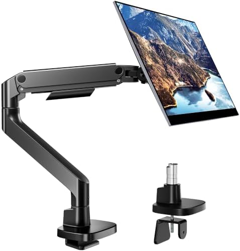 Heavy Duty Monitor Arm for 17-49 Inch, 44 lbs, VESA 75/100, Black