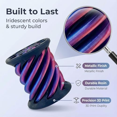 4 Packs Fidget Toys for Adults - 3D Printed Sensory & Stress Relief Desk Toys with Mesmerizing Colors, Smooth Gliding Motion for Anxiety Relief and Focus, Valentines Easter Gift for Him Her He She