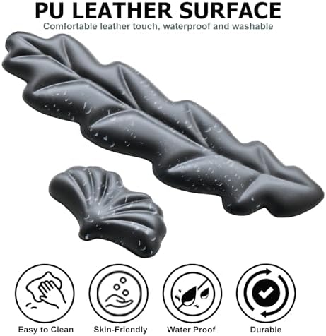 Ergonomic Keyboard Wrist Rest, Leaf Shape Wrist Rest for Computer Keyboard