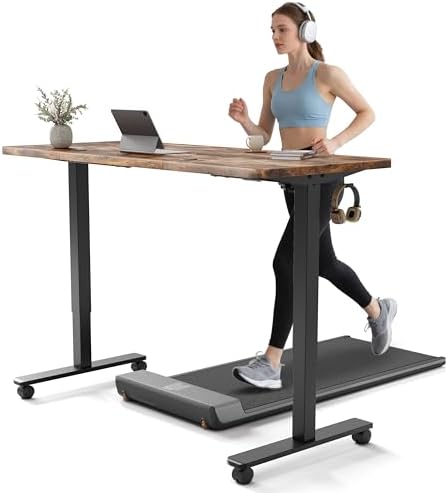 Monomi Electric Standing Desk 48”x24”, Height Adjustable Desk with Wheels