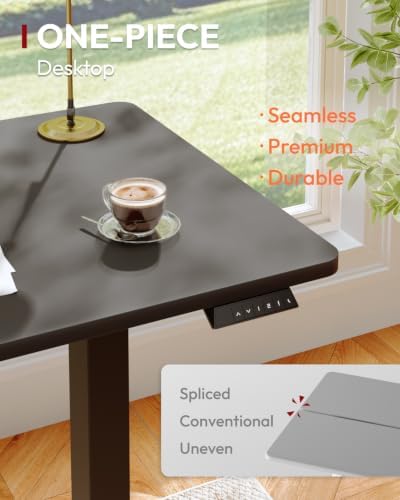 SANODESK 1'' Thick One-Piece 48 x 30'' Height Adjustable Standing Desk