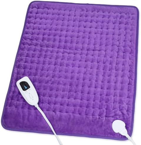 Heating Pad,Electric Heating Pads,Heating Pad for Back,Purple,24x20 Inch