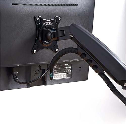NB F80 + 2XUSB3.0 Desktop Gas Spring 17-30" LED Monitor Holder Mount Arm Full Motion Display Stand Loading 2-9 Kgs(F80 Black)