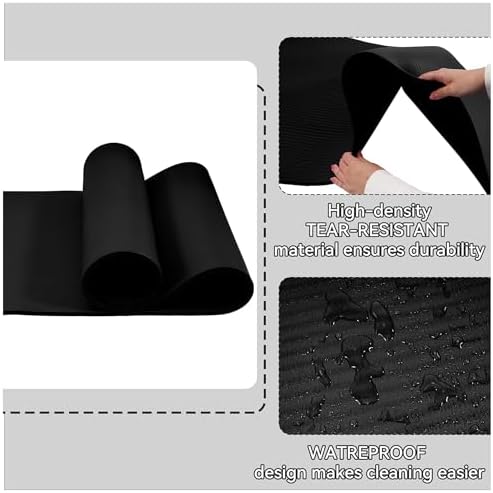 Fitvids 1/2-inch Thick High Density Exercise Yoga Mat with Carrying Strap