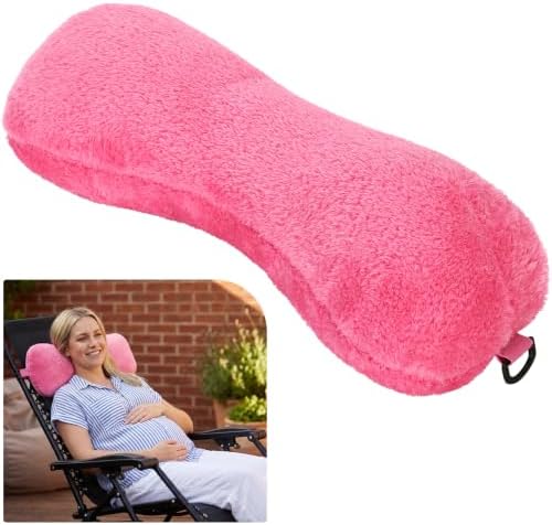 Colingmill 1 Pc Neck Pillow for Recliner Chair Headrest,Rose Red