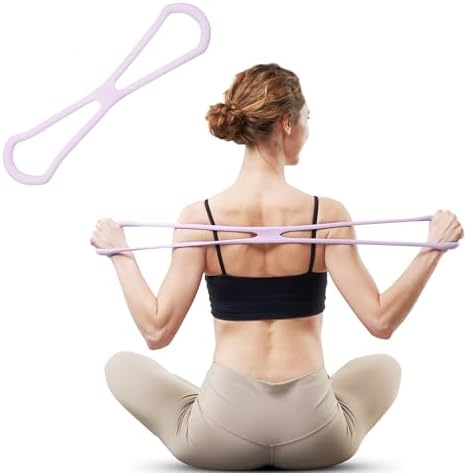 Keep Figure-8 Resistance Band - High Elasticity Exercise Band for Arm Toning, Shoulder & Core Stretching - Anti-Slip Grip Portable Fitness Equipment for Home Workout