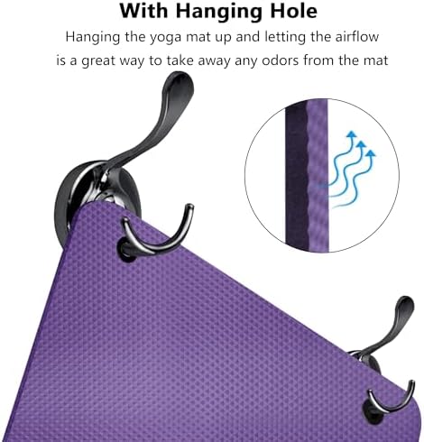 LFS Yoga Mat 72.8" x 31.5" x 2/5 inch Thick With Strap and Bag, Extra Wide