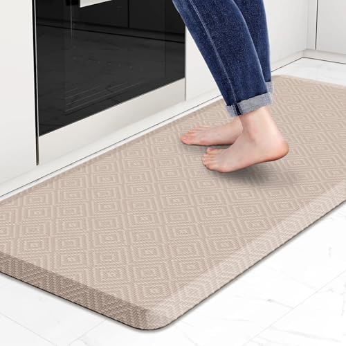 Anti-Fatigue Kitchen Mats for Floor Standing and Comfort Desk Mats 17"x39"