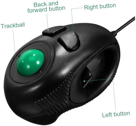 4d Trackball Mouse with USB 2.0 Interface for Desktop Laptop