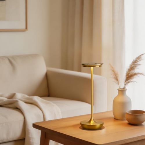 LED Rechargeable Cordless Table Lamp Battery Operated Light
