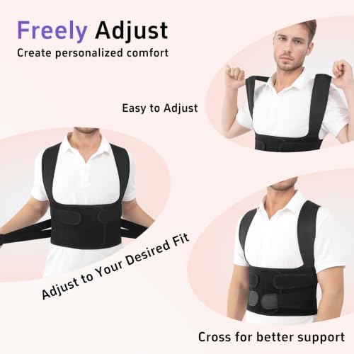 Posture Corrector for Women and Men Back Brace Straightener Pain Relief