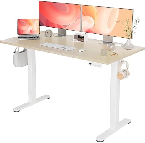 YDN 55 x 24 Inch Nature Electric Standing Desk