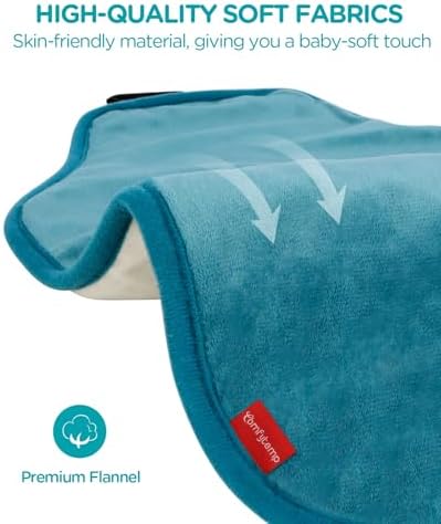 Comfytemp Heating Pad for Back & Period Abdomen, FSA Eligible HSA, XL, Blue