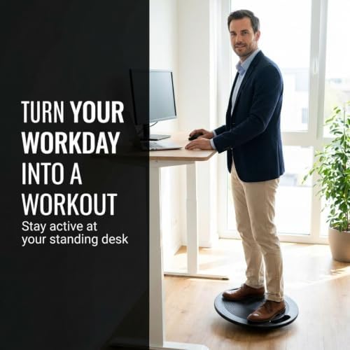 Wobble Balance Board | Portable Stability Trainer | Non-Slip Design