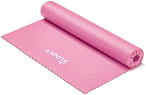 Sunny Health & Fitness Exercise Yoga Mats - Non-Slip Support for Home & Gym