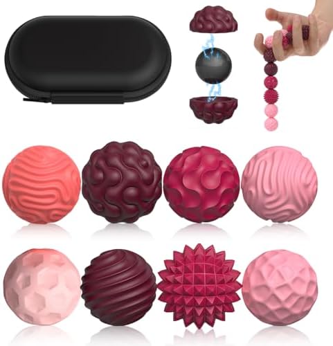 Magnetic Sensory Fidget Balls (8PCS), Weighted Magnet Balls Fidget Toys