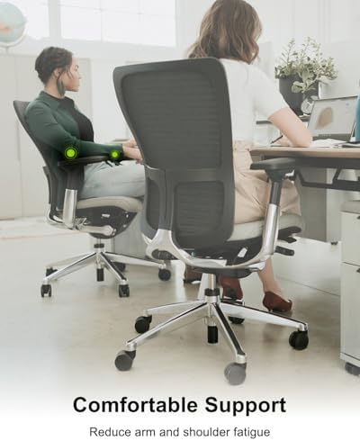 Chair Armrest Pads Fit for Haworth Zody Office Chair, Black