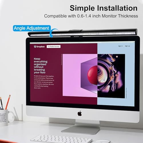 40cm Computer Monitor Lamp, No Screen Glare Light Bar Eye Caring USB Lamp