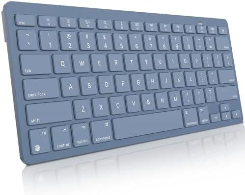 OMOTON Wireless Keyboard for Mac, Bluetooth Stable, No Numpad, Travel Size