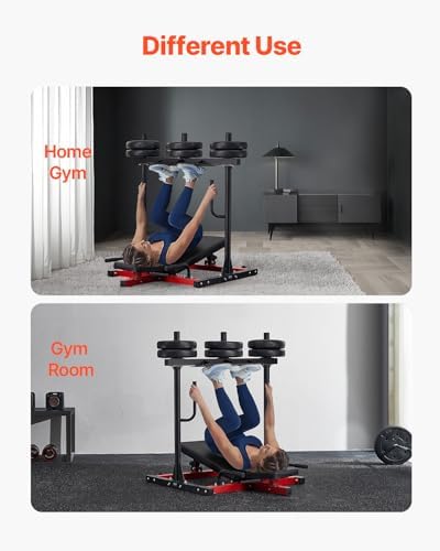 VEVOR Leg Press Machine, 700/550/440 LBS Capacity Lower Body Special Leg Machines, Adjustable Leg Strength Workout for High-Intensity Presses, Home Gym Workout Training Weight Equipment