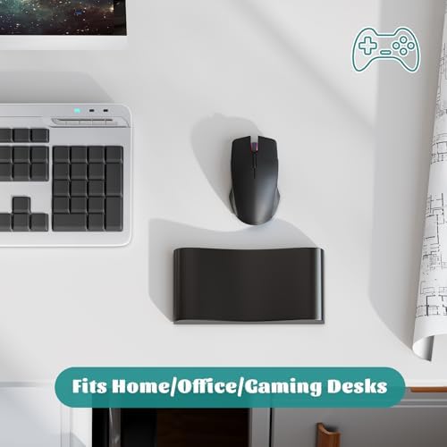 Wooden Wrist Rest for Mouse and Keyboard, Ergonomic Design for Wrist Pain Relief, Smooth No Odor and Easy to Clean, Support Wrist to Coding Typing and Playing