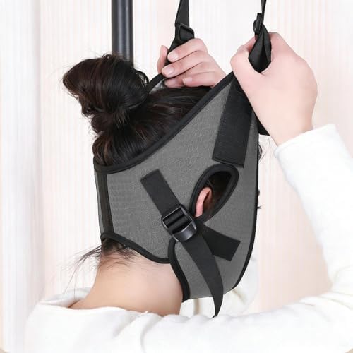 Neck Stretcher Hammock Gentle Portable Adjustable Workout Device Chin Rest