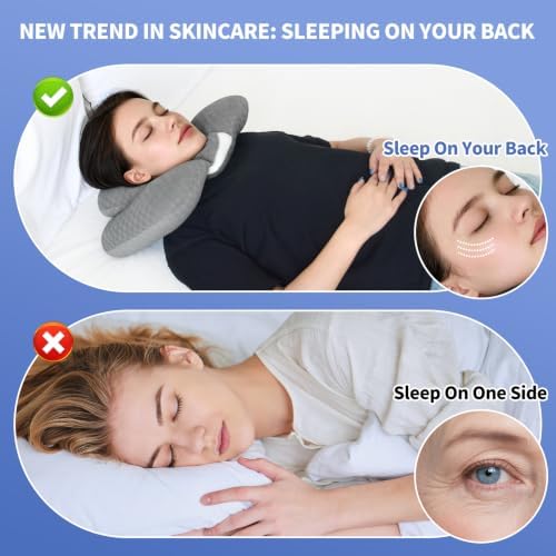 2-Layer Neck Pillow for Office, Recliner & Car -Breathable,Washable