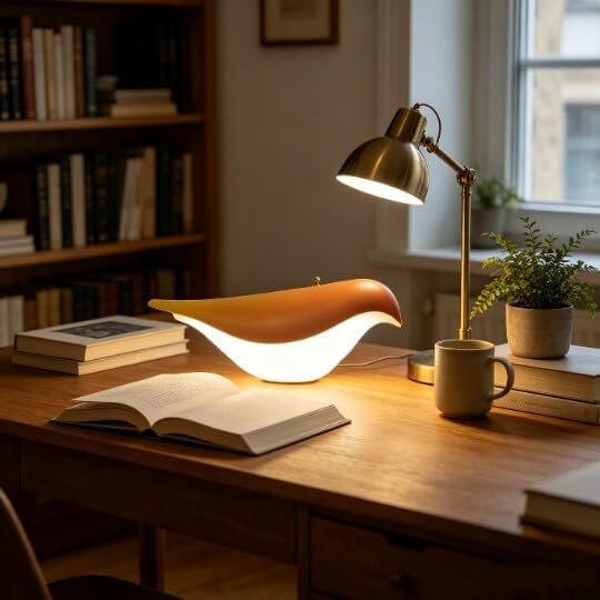 Cordless Bird Lamp,Touch Desk Lamp