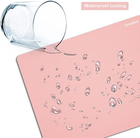 Pink Mini Mouse Pad Small Size for Home Office, Portable Mousepad for Women