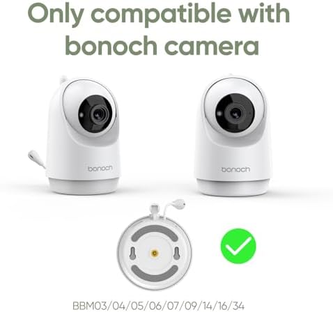 bonoch Adjustable Baby Monitor Wall Mount, Compatible Baby Camera Adjustable Metal Holder Stand (Not for Monitor, Cam Not Include)