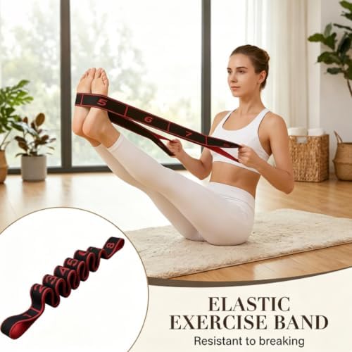 Resistance Bands for Legs: Numbered Stretch Bands for Exercise Yoga
