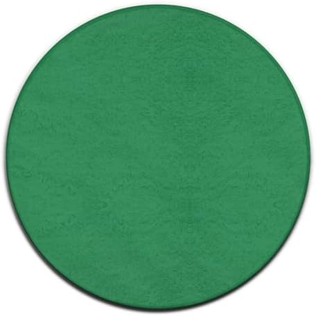 Large Round Area Rug Home Decor Modern Bathroom Rug Kitchen Office Circle Rug for Living Room Sofa Circle Cute Mat Green, 24inch