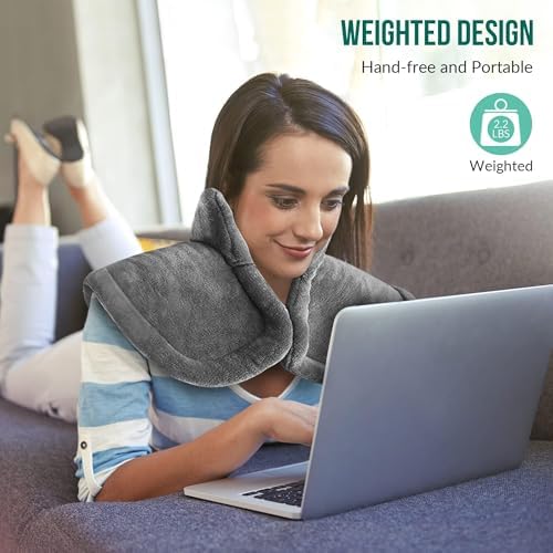 Snailax Large Heating Pad for Neck, Shoulders and Back, FSA Eligible, 24x33