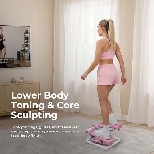 Sunny Health & Fitness Mini Stepper w/LCD Monitor & Adjustable Step Height