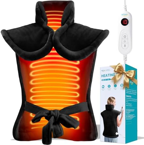 ALLJOY Heating Pad for Neck and Shoulders and Back Pain Relief
