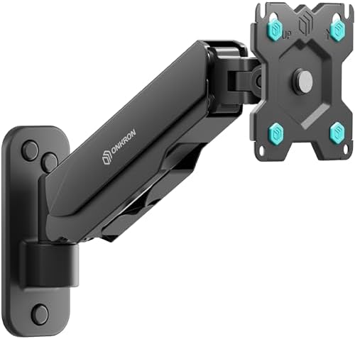 ONKRON Monitor Wall Mount 13-34 Inch, 17.6 lbs, max VESA 100x100, Black