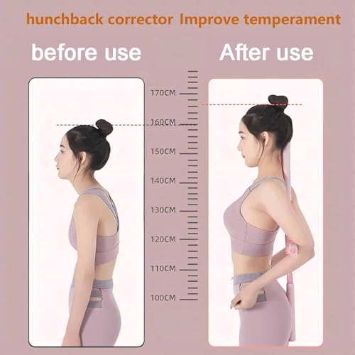 Yoga Stick- Posture Corrector Stick for Back Pain Relief - Upper & Lower Back Stretcher and Straightener Tool for Men and Women - Portable Mobility Stretch Pole for Neck Hump, Spine Alignment & Home Workout