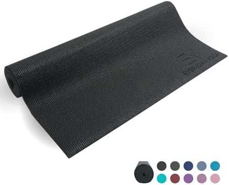 Everyday Yoga Deluxe Mat, Spacious 72"x24" Non-Slip, 3-5mm Extra Thick