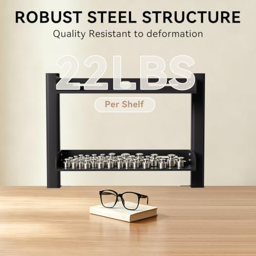2-Tier Clamp On Desk Shelf, Under Desk Storage Basket, Desktop Organizer