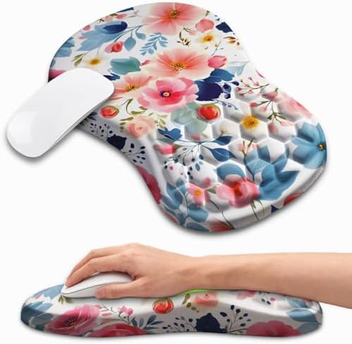 Ergonomic Mouse Pad Wrist Support for Carpal Tunnel Pain Relief