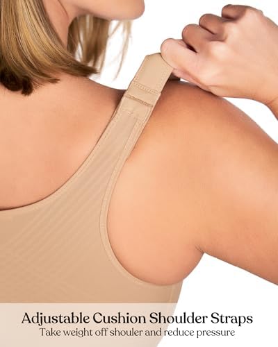 HSIA Posture Bras for Women Front Closure No Underwire Back Support Bra