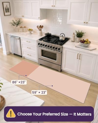DEXI Kitchen Floor Mats Cushioned Anti Fatigue, 23x59 Non Slip Runner Rug