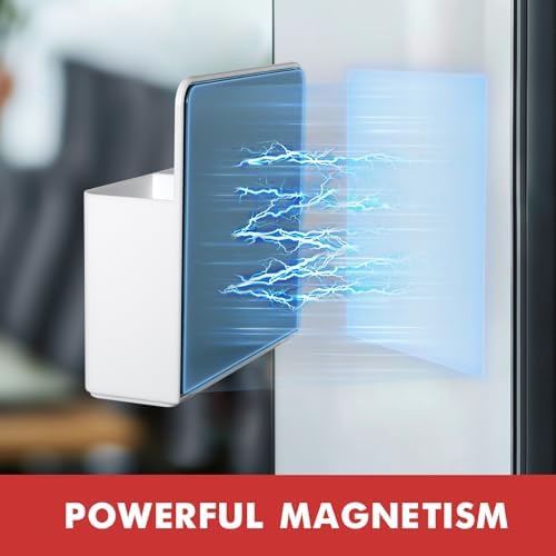 BEYGORM Plastic Magnetic Pen Holder, Powerful Magnet, 2 Pack