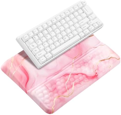 Keyboard Stand with Wrist Rest，Ergonomic Keyboard Riser Holder Lifter Tray